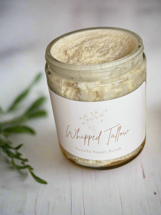 Whipped Tallow Sugar Scrub