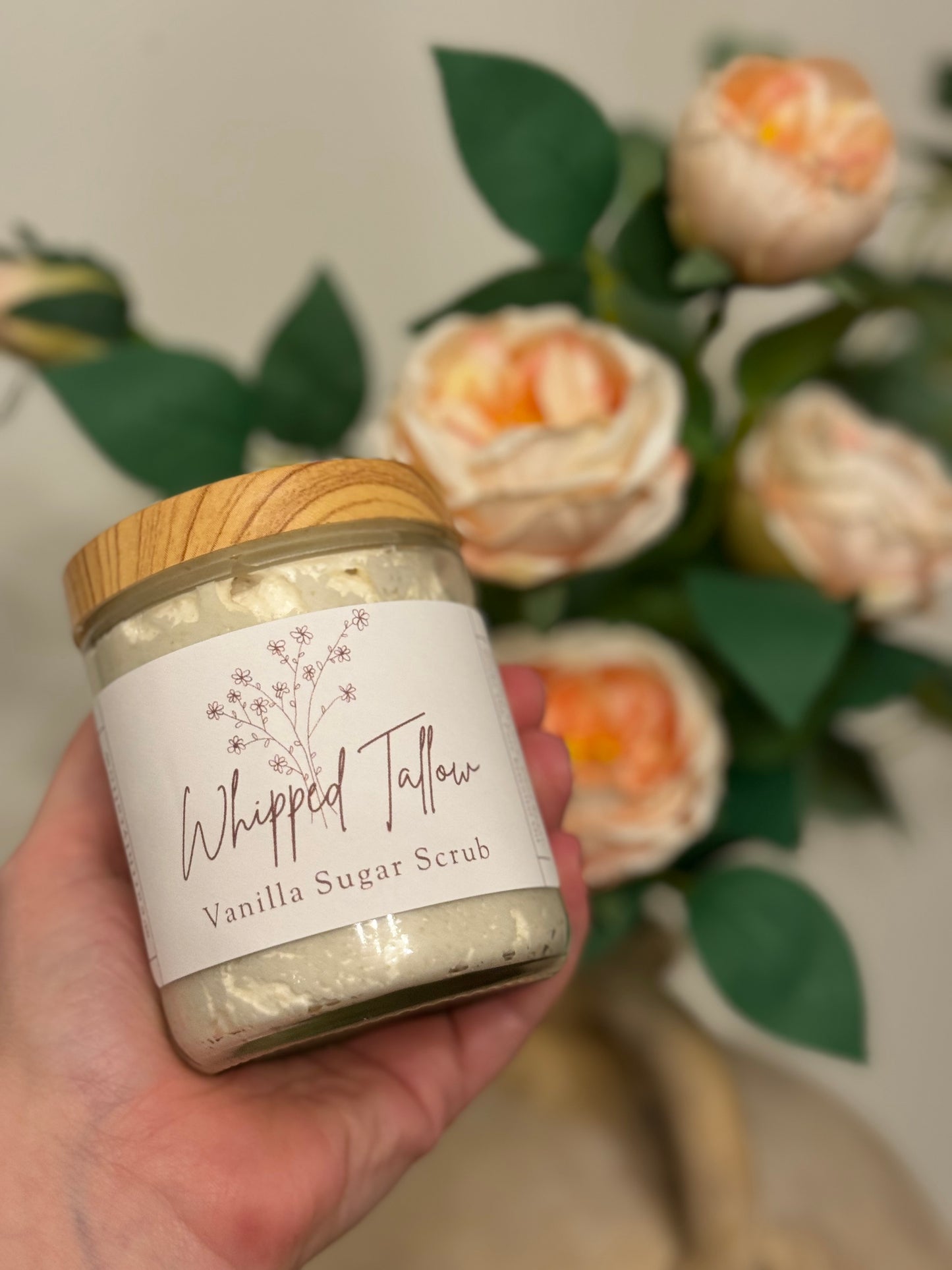 Whipped Tallow Sugar Scrub