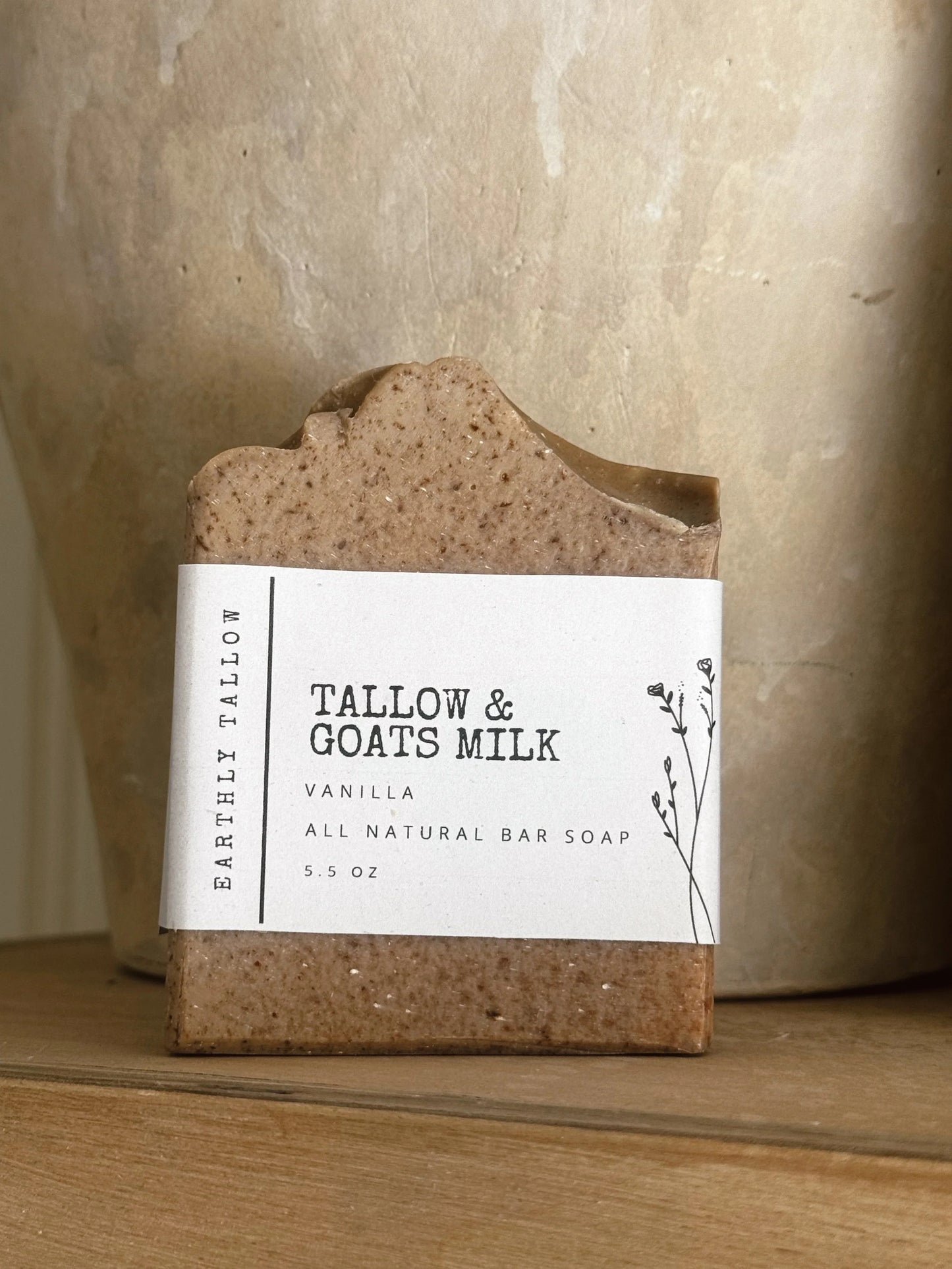 Handmade Tallow & Goats Milk Bar Soap